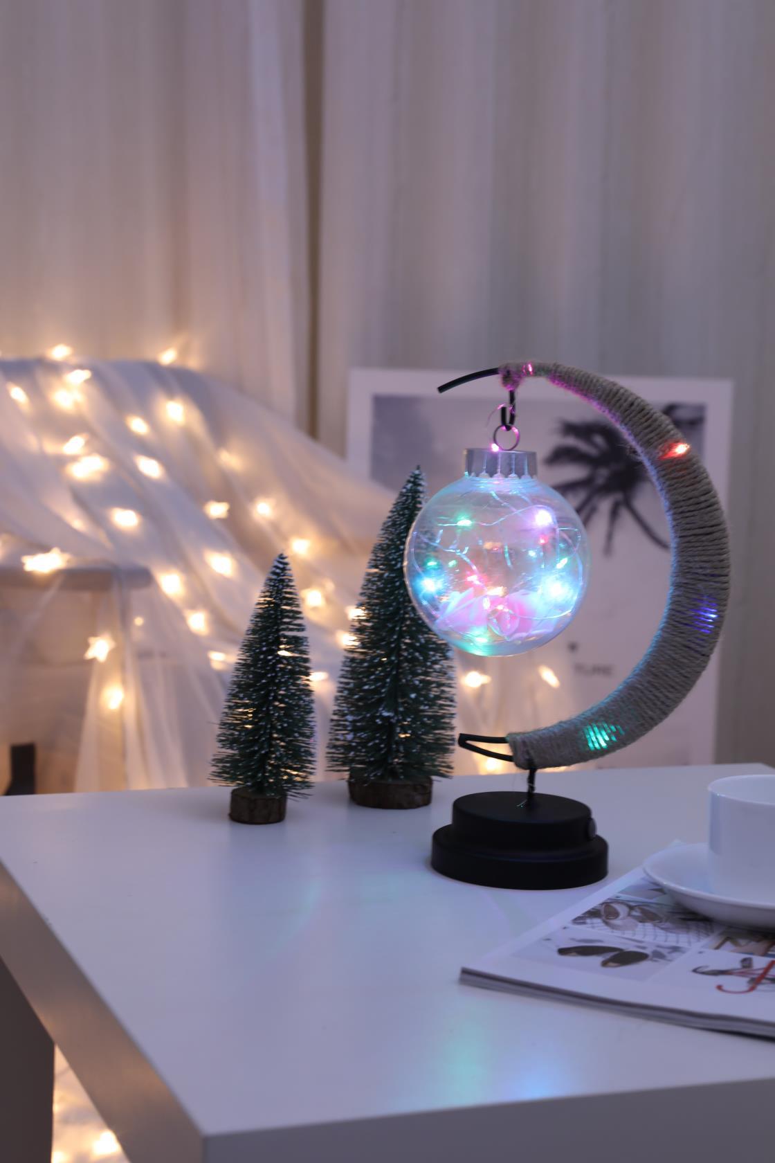 LED moon ball shape lamp girl heart wishing ball