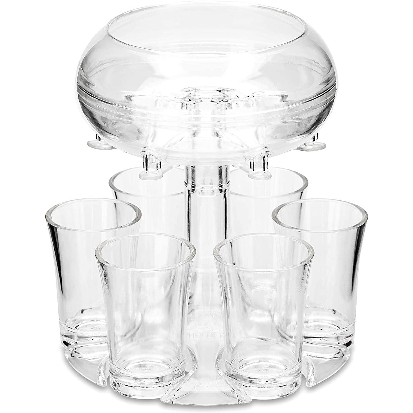 6 Shot Glass Holder and Dispenser Set - Home Essentials Store Retail