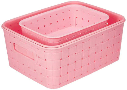 Multipurpose Shelf Plastic Basket - Home Essentials Store